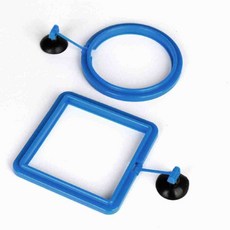 올몰 어항 사료 피딩 컵 어항먹이 물고기피딩컵 물고기피딩, 2-열대어피딩틀-사각