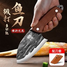 臺灣熱賣 鍛打小菜刀傢用切菜刀切肉刀殺魚刀不銹鋼廚房鋒利迷你多功能刀具 SYU6, 鍛打弧刃小菜刀,60°以上, 1個