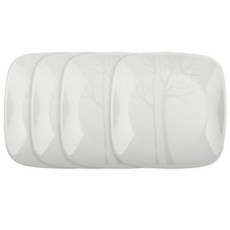 코렐 실버트리 사각중접시 4p, 4개