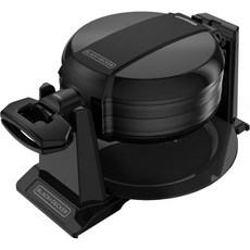 BLACK+DECKER 블랙+데커 회전 와플 메이커 블랙 WMD200B, One Size