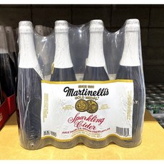Martinelli's 氣泡蘋果汁 4入, 4個, 750ml