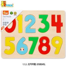 원목 장난감 VIGA 원목 숫자퍼즐 36개월이상20260224EA