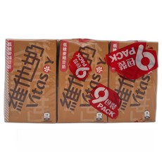 Vitasoy 維他奶 低糖麥芽豆奶, 9入, 250ml