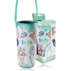 ㄇㄚˊ幾兔 杯套 麻幾搖搖杯提袋 手搖飲料杯套 環保手提杯 派樂嚴選, 1個, 動物款