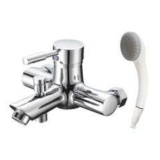 沐浴龍頭組 - 台灣製造竹節設計花灑蓮蓬頭組, 1個, 竹節 (SBC-360)