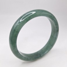 天然翡翠 危冰感漸層深藍水平安福鐲/手鐲 (內徑60.2mm), 詳見包裝, 詳見包裝