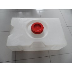 청수통 캠핑카 물통 카라반 물탱크 이동식 차박 트레일러, 1개, 세로형 화이트 40L