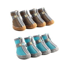 애구애구 강아지 점핑 메쉬 신발, 1개, 브라운