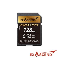 Exascend Catalyst V60 256GB SDXC II 記憶卡, 1個, 128 GB