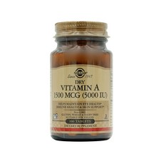 솔가 드라이 비타민A 1500mcg 타블렛, 100정, 1개