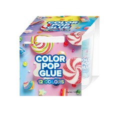 종이나라 컬러팝글루 고체풀, 180g, 2세트
