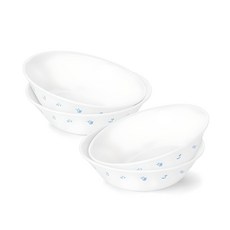 코렐 프로빈셜 블루 면기 대, 혼합색상, 4개