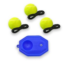 셀프 테니스 트레이닝툴 + 리턴볼 세트, 트레이닝 툴 1개 + 리턴볼 3개, 1개