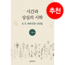 시간과 상실의 시학 + 쁘띠수첩 증정, 신아사, 황보 경