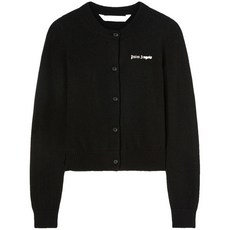 팜엔젤스 로고 프린트 버튼 업 가디건