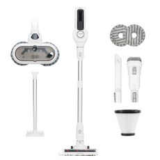 리빙웰 웰스톰 올인원 BLDC 무선 진공청소기+물걸레+거치대 세트 BLDC모터 자동흡입조절 VC350, VC350+물걸레, 단일