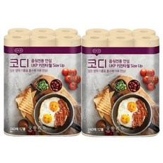 대용량 코디 음식전용 안심 UKP 키친타월 240매x12롤 2팩