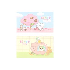 모닝글로리 용돈기입장 / 어린이용돈기입장 초등학생용돈기입장 초등용돈기입장 용돈기록장 초등가계부 용돈기록장, 1개, 여아용(랜덤)