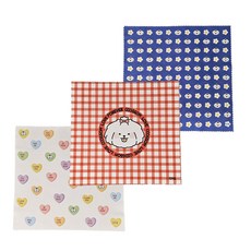 꼬솜 안경닦이 극세사타월 3종세트, 1개, 혼합색상