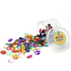 가베가족 크리스탈 보석칩 130p, 혼합색상, 1개