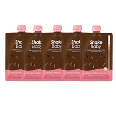 쉐이크베이비 단백질쉐이크 초코맛, 35g, 5개