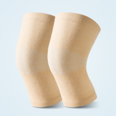 保暖護膝 立體編織 柔軟透氣, 四季膚色一雙, 2XL