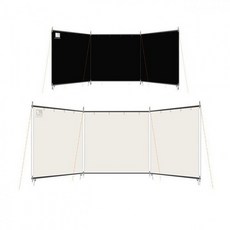 X 4.4M 스크린타프 바람막이 사이드월 2개입, dz 1000000847_크림