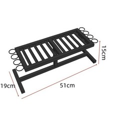 탁구라켓보관함 라켓 거치대 수납 정리대 진열대 선반 탁구장 정리, 1개, 블랙