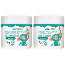 in plus 消化整腸酵素 三重呵護配方, 280g, 消化整腸酵素-三重呵護配方, 2個