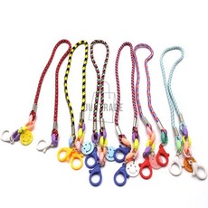 마스크스트랩 줄 분실방지 마스크목걸이 스마일 랜덤 마스크분실방지 마스크목줄