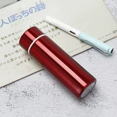 150ml 미니 보온병 커피 진공 플라스크 컵 작은 용량 휴대용 스테인레스 스틸 여행 음료, Red, 1개, 01 150ml