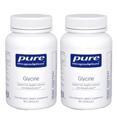 Pure Encapsulations 甘胺酸膠囊, 2個, 180 件