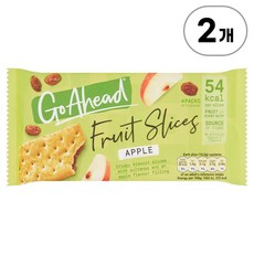 고어헤드 사과 크리스피 프루트 슬라이스 스낵 바 Go Ahead Apple Crispy Fruit Slices Snack Bars 43.6g, 2개