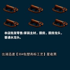 皂液器 水槽皂液器 洗潔精按壓器 不鏽鋼皂液器 廚房壓取器 延長管, 1個, 出液迅速 304包塑高標工藝 星夜黑, 星夜黑