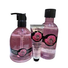 더바디샵 브리티쉬로즈 3종세트(샤워젤 핸드워시 핸드크림), 3개