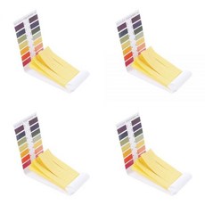 4팩 리트머스 pH 테스트 스트립 용지 114 80개 1팩 타액 소변 수토 반려동물 사료 및 식단 모니터링용, 4팩 리트머스 pH 테스트 스트립 pH 테스트 용지|