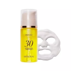메노킨 30초 퀵 미백 광채 버블 마스크 브라이트, 95ml, 1개
