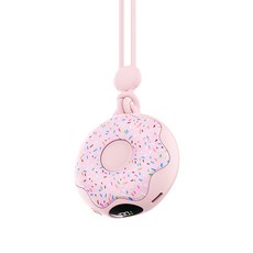 磁吸充電暖手寶 USB暖手寶 便攜可愛冬季暖手神器, Q32粉色甜甜圈-雙面發熱【控價99元】