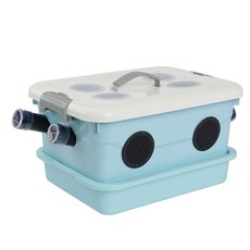 귀뚜라미 사육장 케이지 먹이 상자 채집통 사마귀 곤충통 크리켓 사육통 풀 번식 가정용, 1개, 2. 2세대 대형 스파이더 사육상자 4개 사료