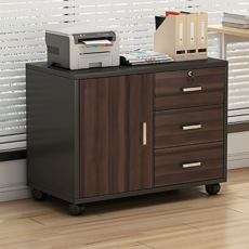 오아루 캐비넷 서랍장 수납장, 블랙월넛