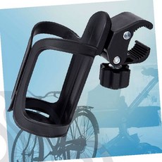 360도 회전 내맘대로 유모차 자전거 음료 컵홀더 커피 텀블러 바이크 거치대, 360도 유모차자전거 컵홀더(블랙), 360도 유모차자전거 컵홀더(블랙), 1개