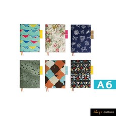 珠友 SC-05018【限定版】A6/50K雙筆插花布書衣/書皮/書套 好好逛文具小舖, 1個, 隨機