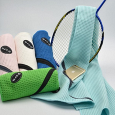 홈트 스마트폰 수납 포켓 극세사 스포츠 타올, 그레이