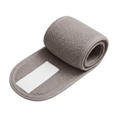 아띠꼴로 딱 붙어 세안 헤어밴드 세면 세수 찍찍이 머리띠 2개1세트, 클린회색, 1개