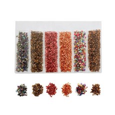 수제 수지 유리 금형 깨진 장식 아트 UV 크리스탈 보석 필러 네일 공예 DIY 충전 에폭시 만들기, Style 14, 1개