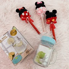 青蘋果杯蓋玻璃享樂罐-透明玻璃水杯 創意飲品罐 密封保鮮 居家辦公適用, 1個