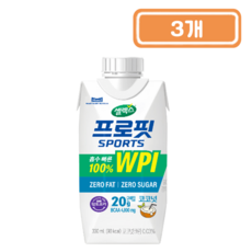셀렉스 프로핏 SPORTS 코코넛, 3개, 330ml