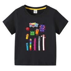 넘버블럭스 반팔 티셔츠 여름 상의 티 흰색