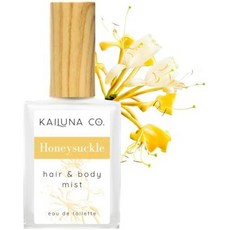 Kailuna 허니서클 헤어 바디 미스트 에센셜 오일 무알콜 미국산 수제, 1개, 15ml
