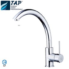 TAP 無鉛廚房龍頭 TAP-106027 立式檯面廚房水龍頭，出水管可旋轉，日本陶瓷閥芯，台灣製造, 1個